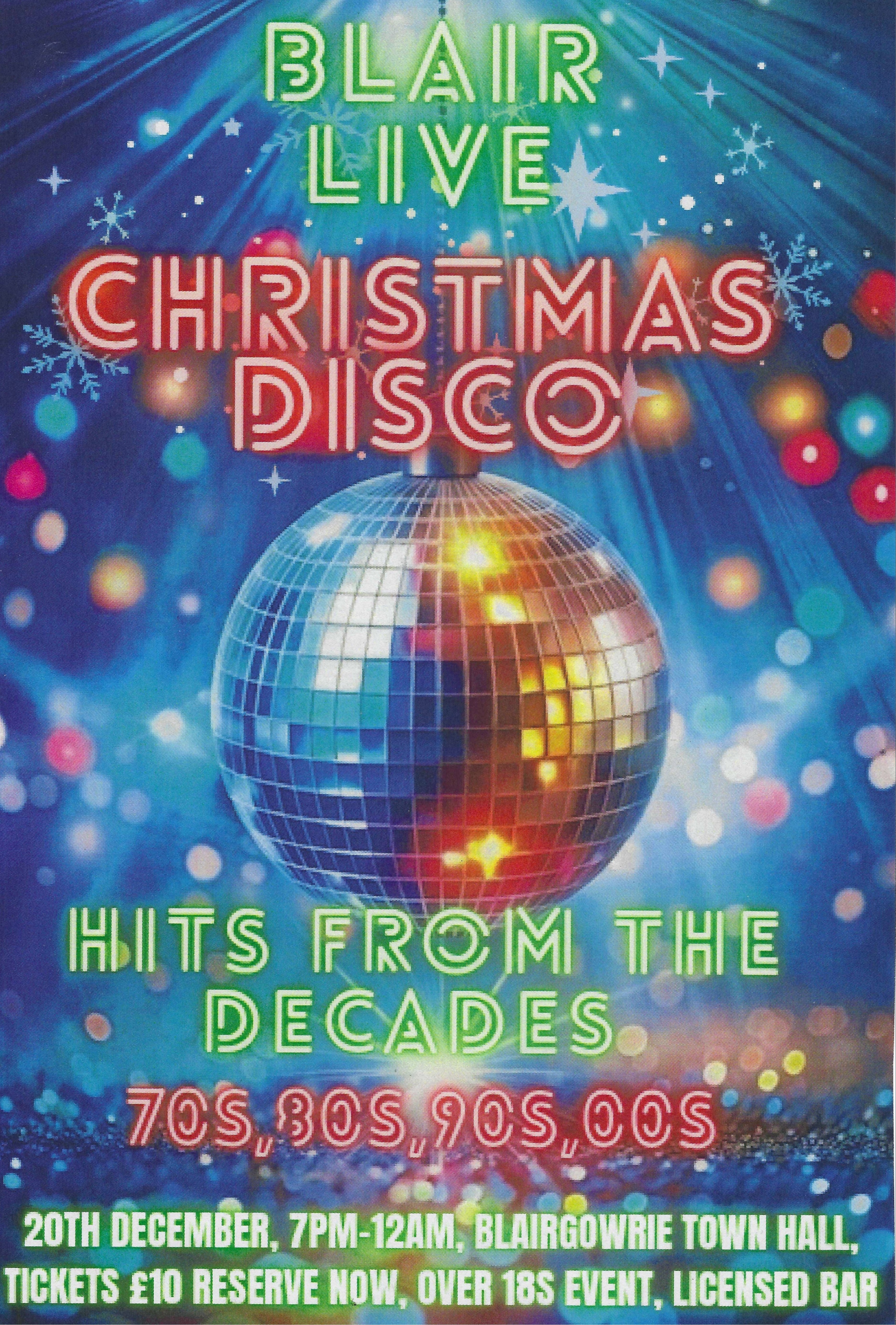 Blair Live Xmas Disco