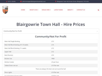 Hire Prices